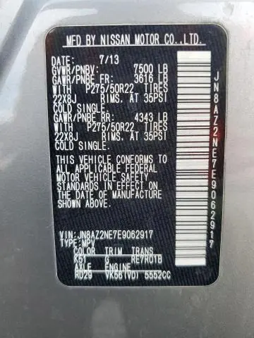 2014 INFINITI QX80   