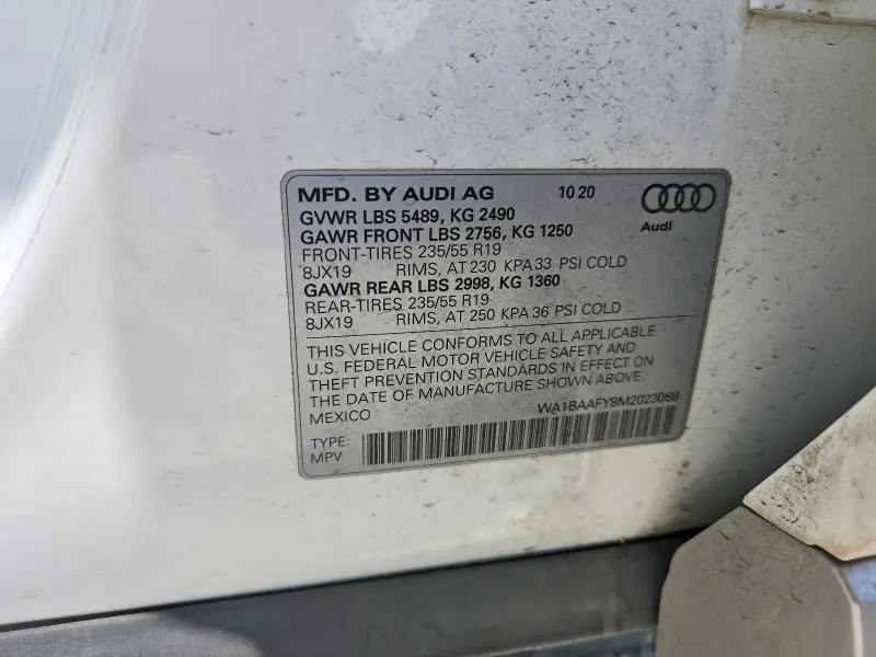 2021 AUDI Q5 PREMIUM PLUS  