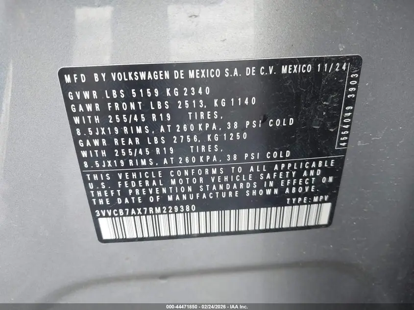 2024 VOLKSWAGEN TIGUAN 2.0T SE R-LINE BLACK