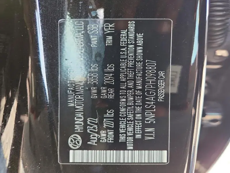 2023 HYUNDAI ELANTRA SEL  