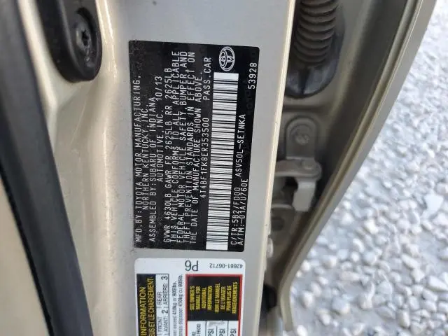 2014 TOYOTA CAMRY L  
