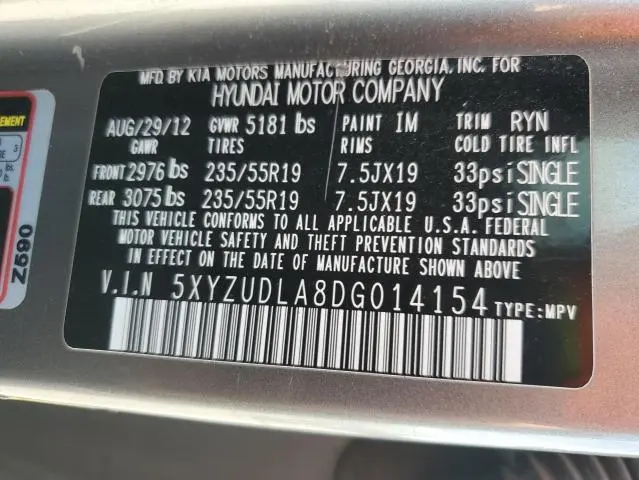 2013 HYUNDAI SANTA FE SPORT   