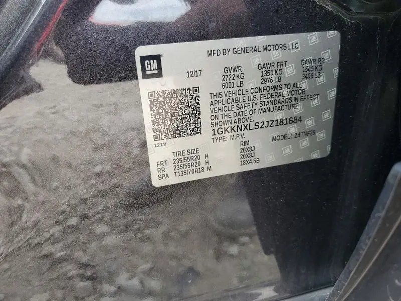 2018 GMC ACADIA DENALI  