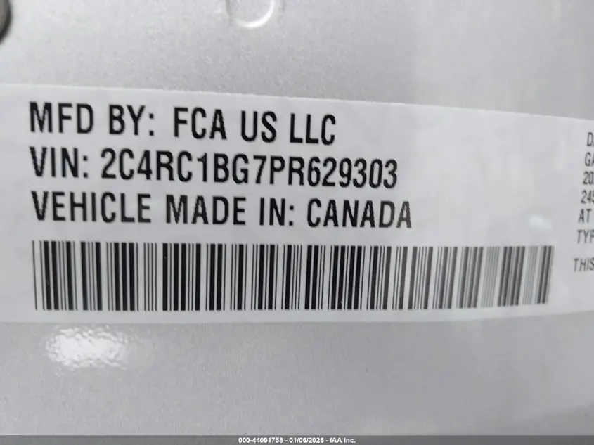 2023 CHRYSLER PACIFICA TOURING L
