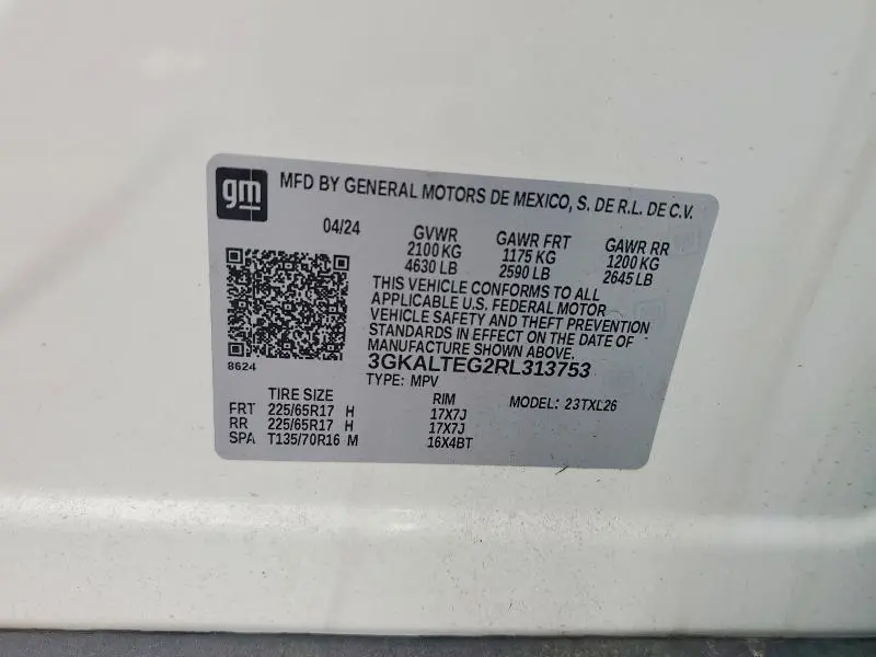 2024 GMC TERRAIN SLE  