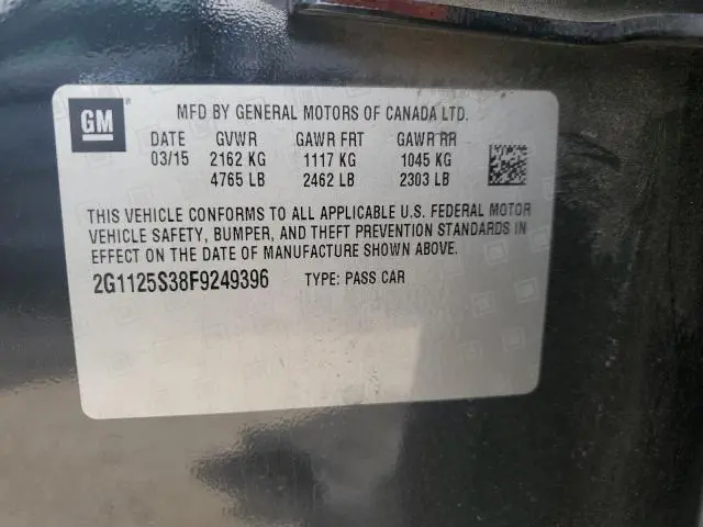 2015 CHEVROLET IMPALA LT