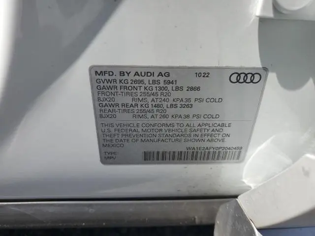 2023 AUDI Q5 E PREMIUM PLUS 55  