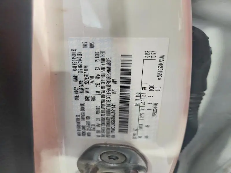 2022 FORD ESCAPE SE  