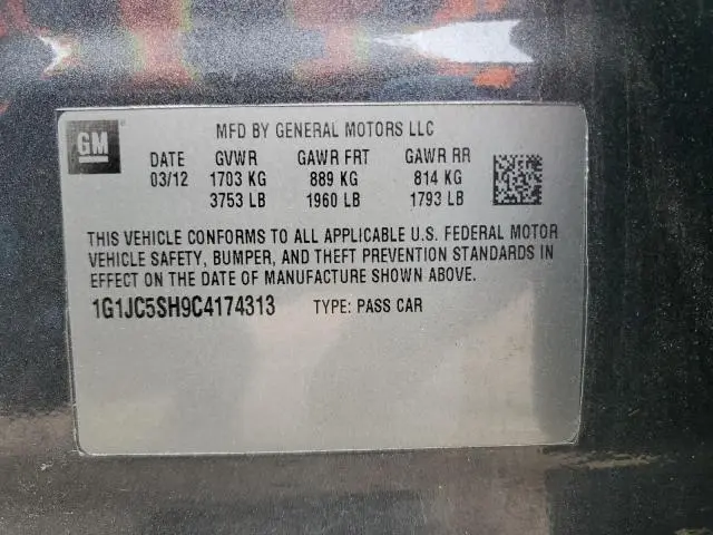 2012 CHEVROLET SONIC LT  
