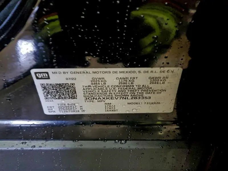 2022 CHEVROLET EQUINOX LT  