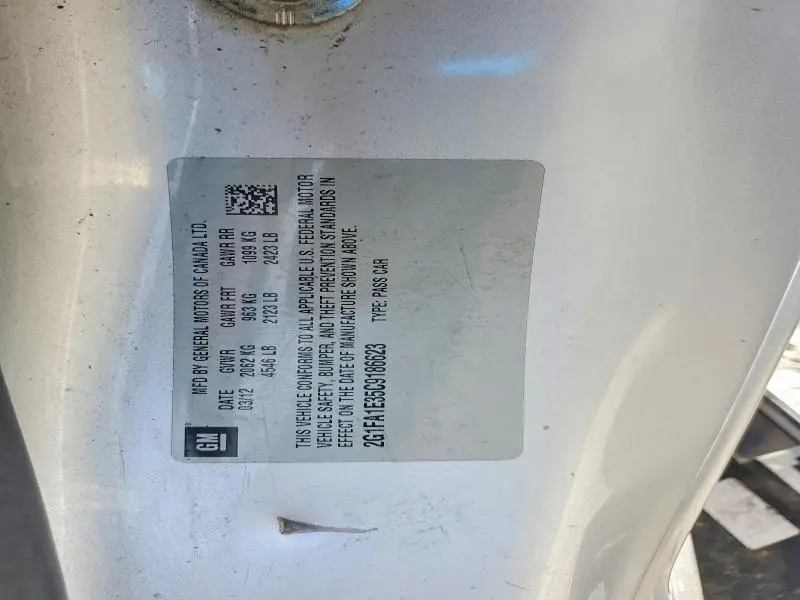 2012 CHEVROLET CAMARO LS  