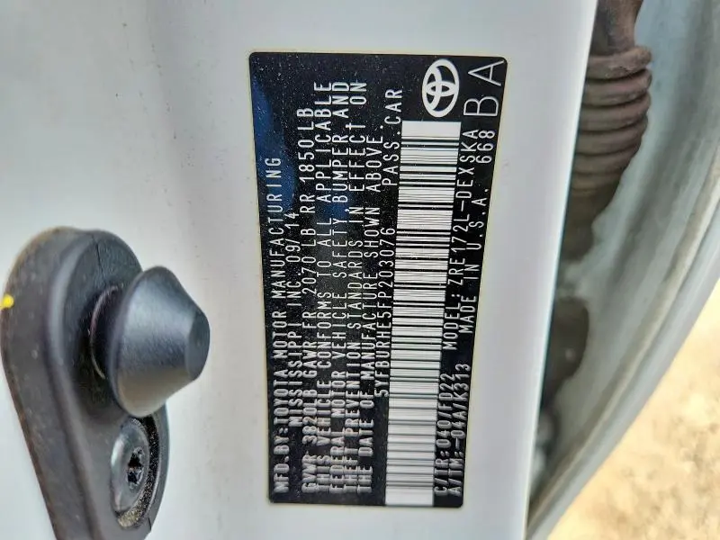 2015 TOYOTA COROLLA S PLUS  
