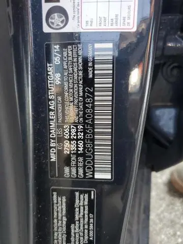 2015 MERCEDES-BENZ S 550 4MATIC  