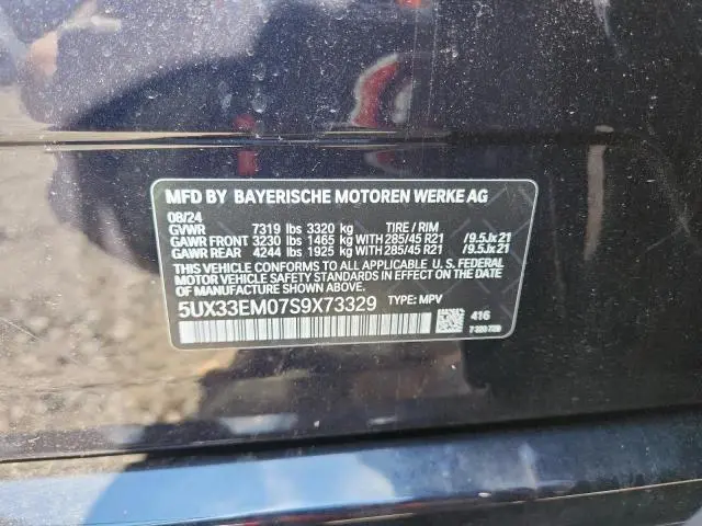 2025 BMW X7 M60I  
