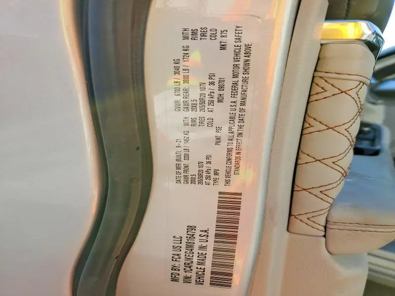 2021 JEEP GRAND CHEROKEE L SUMMIT  