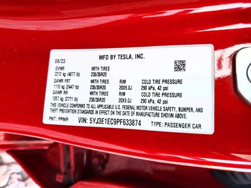 2023 TESLA MODEL 3   