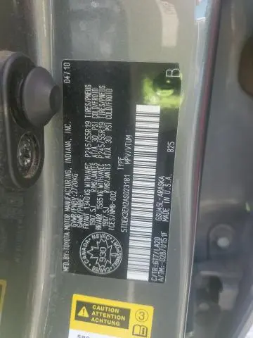 2010 TOYOTA HIGHLANDER SPORT  