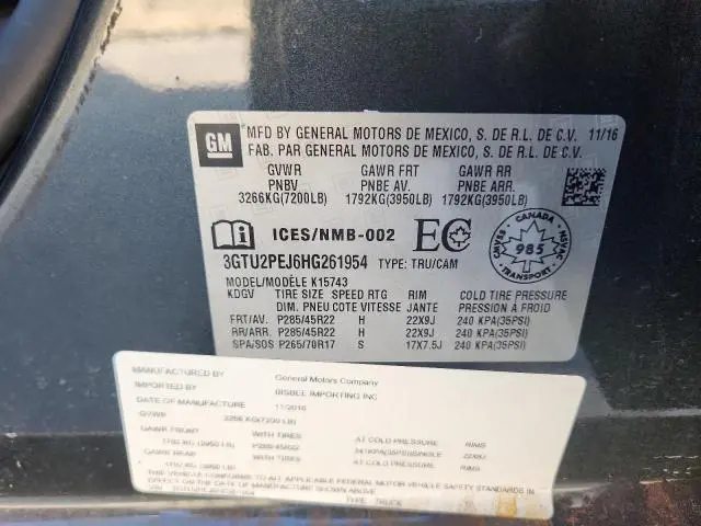 2017 GMC SIERRA K1500 DENALI  