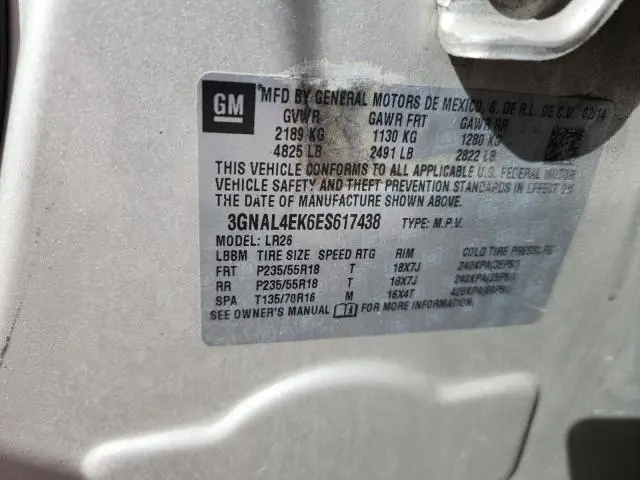 2014 CHEVROLET CAPTIVA LTZ  