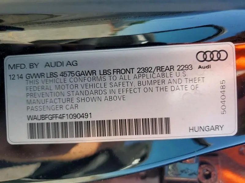 2015 AUDI A3 PREMIUM  