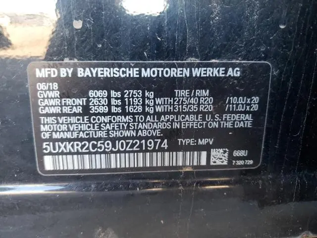 2018 BMW X5 SDRIVE35I  