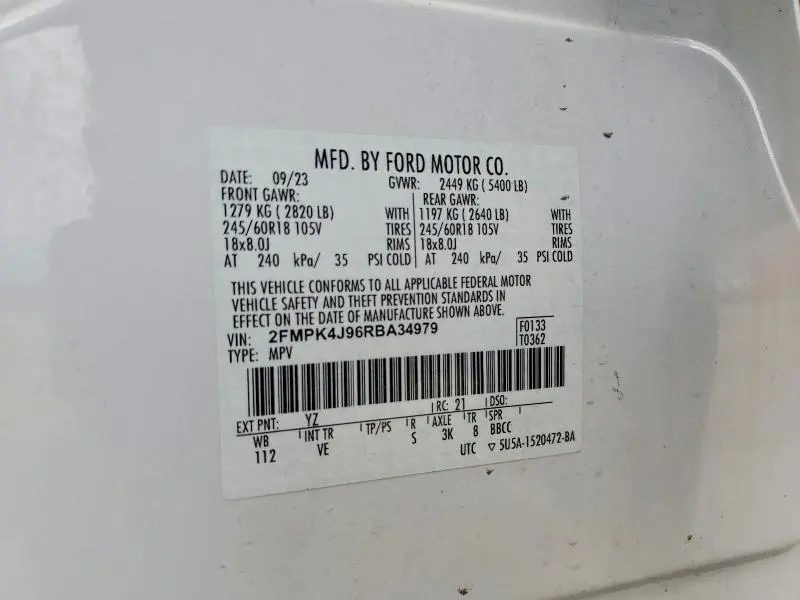 2024 FORD EDGE SEL  