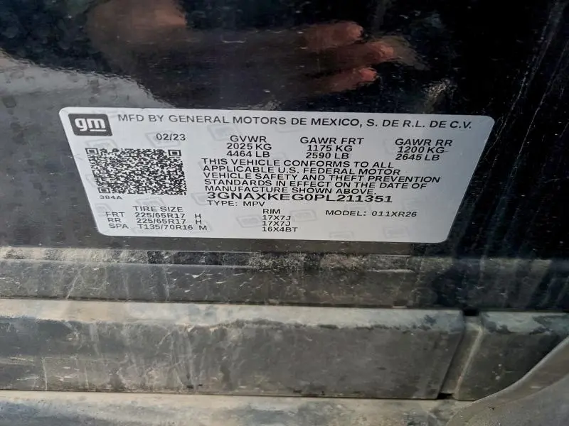 2023 CHEVROLET EQUINOX LT  