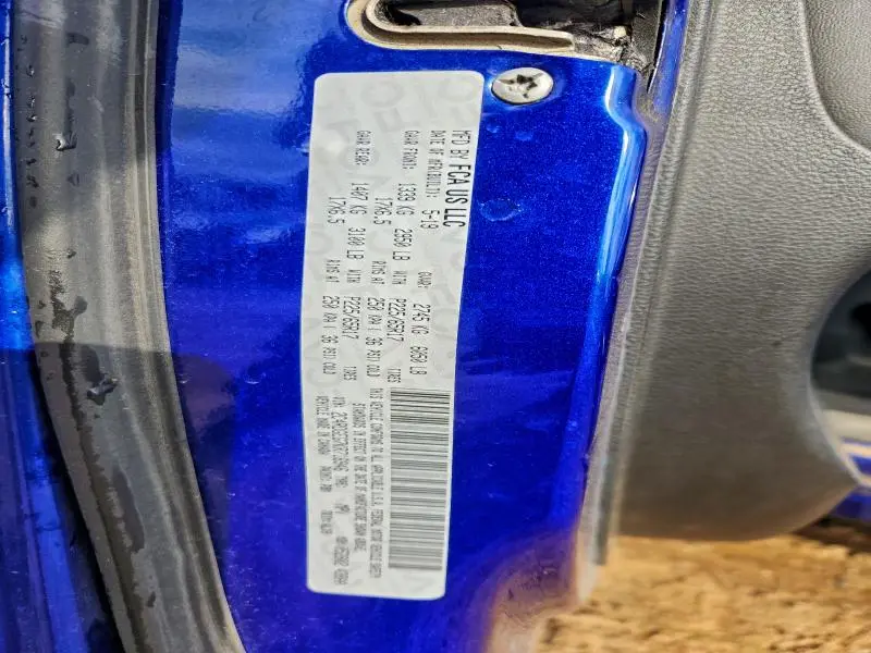 2019 DODGE GRAND CARAVAN GT  