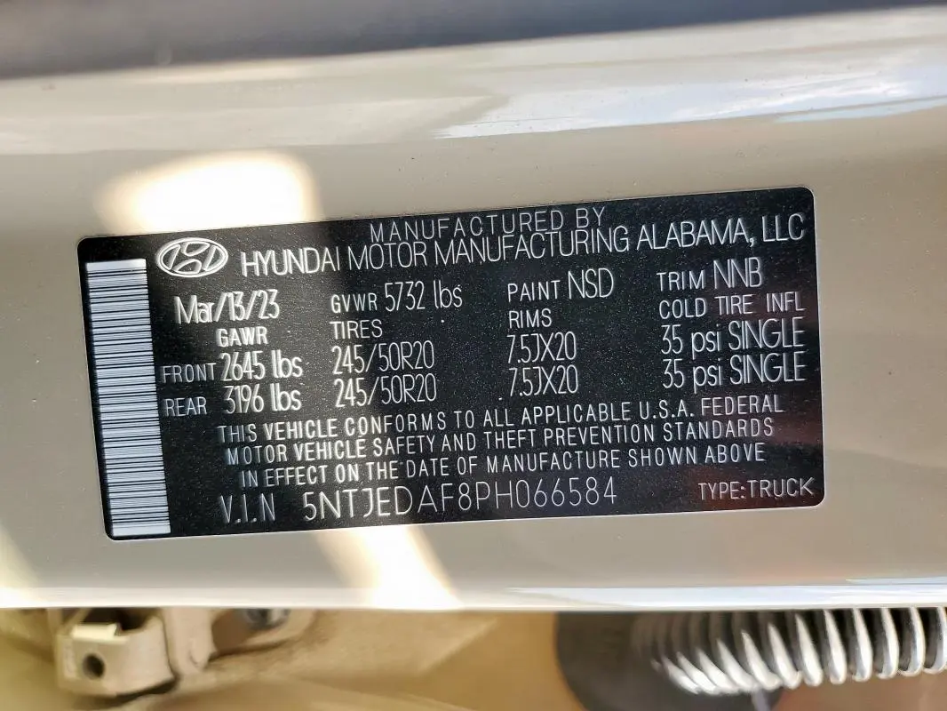 2023 HYUNDAI SANTA CRUZ LIMITED  