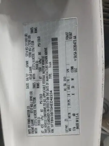 2017 FORD F350 SUPER DUTY  