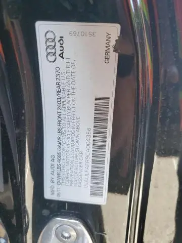 2012 AUDI A5 PREMIUM PLUS  