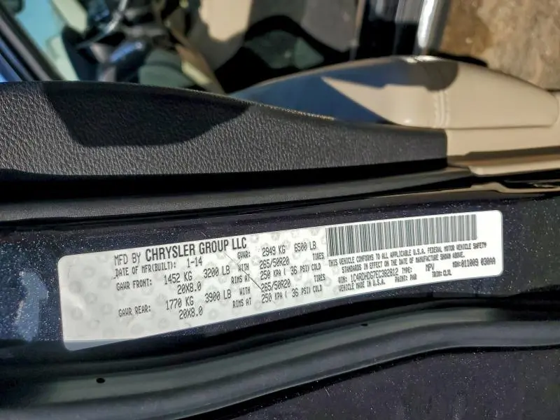 2014 DODGE DURANGO LIMITED  