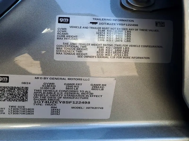 2025 GMC SIERRA K2500 AT4X  