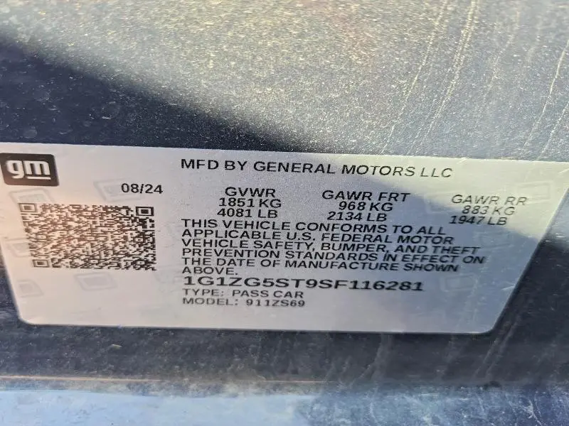 2025 CHEVROLET MALIBU RS  