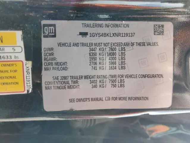 2022 CADILLAC ESCALADE PREMIUM LUXURY  