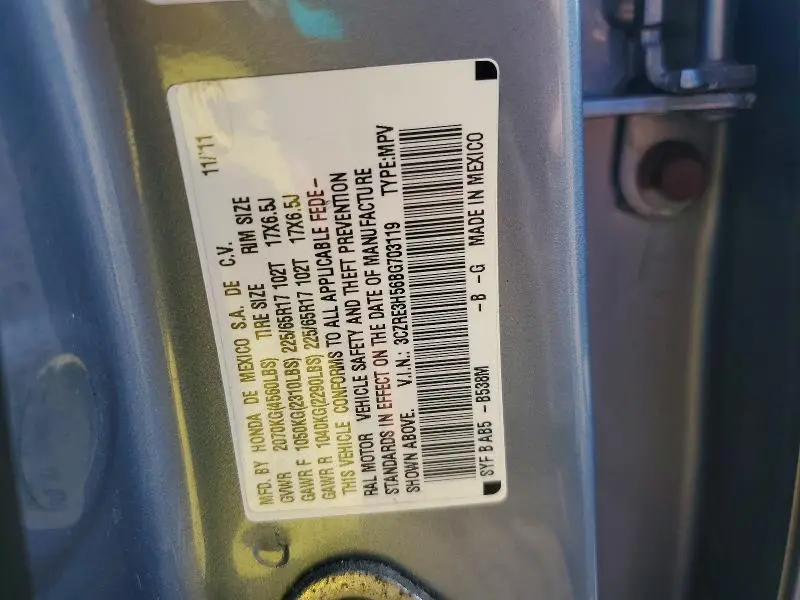 2011 HONDA CR-V EX  