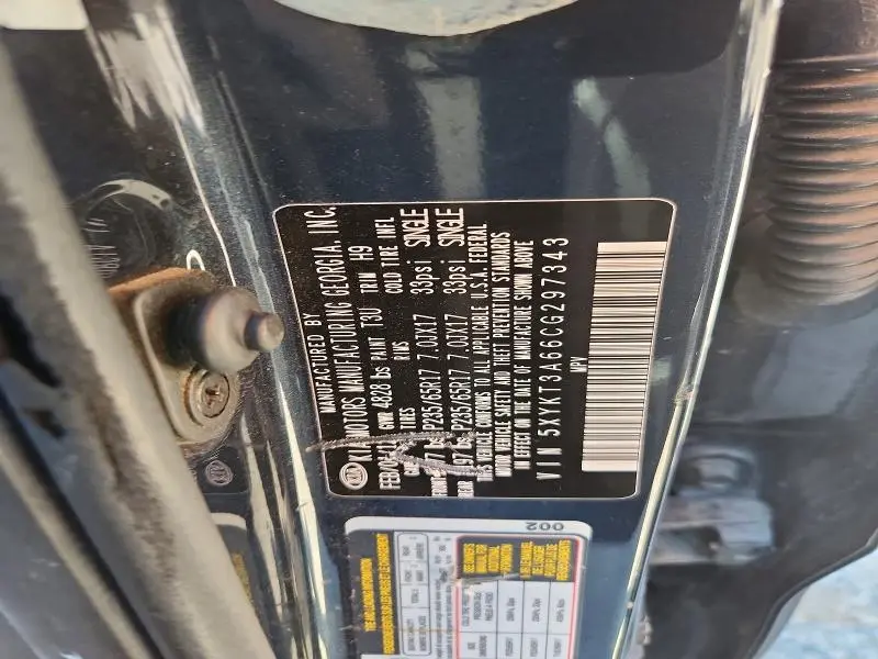 2012 KIA SORENTO LX  