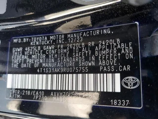 2024 TOYOTA CAMRY SE NIGHT SHADE  