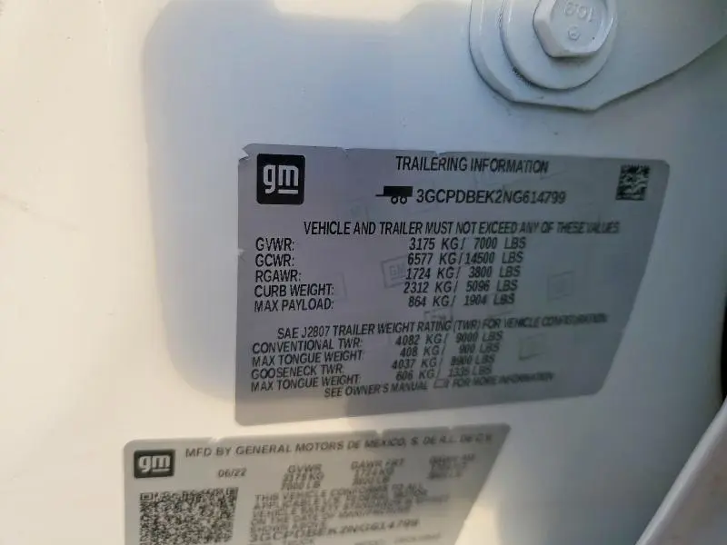 2022 CHEVROLET SILVERADO K1500 CUSTOM  