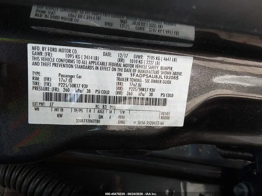 2018 FORD C-MAX HYBRID SE