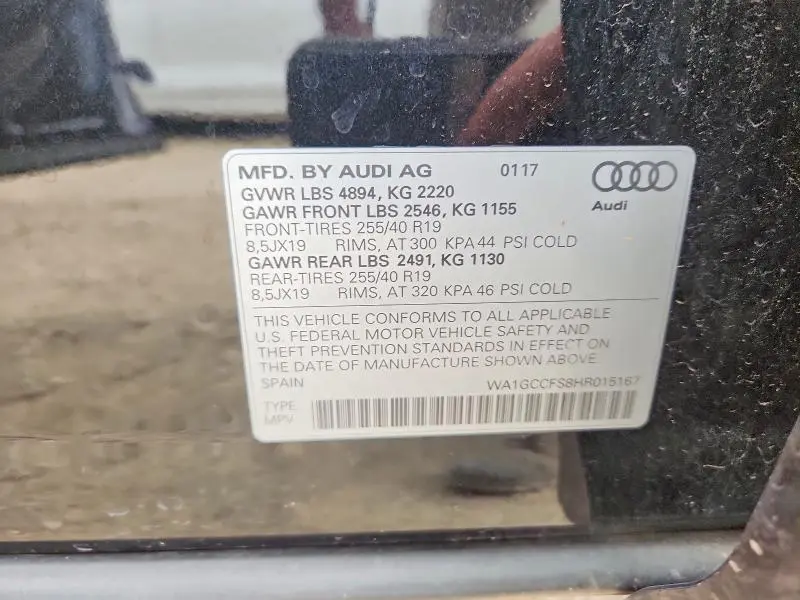 2017 AUDI Q3 PRESTIGE  