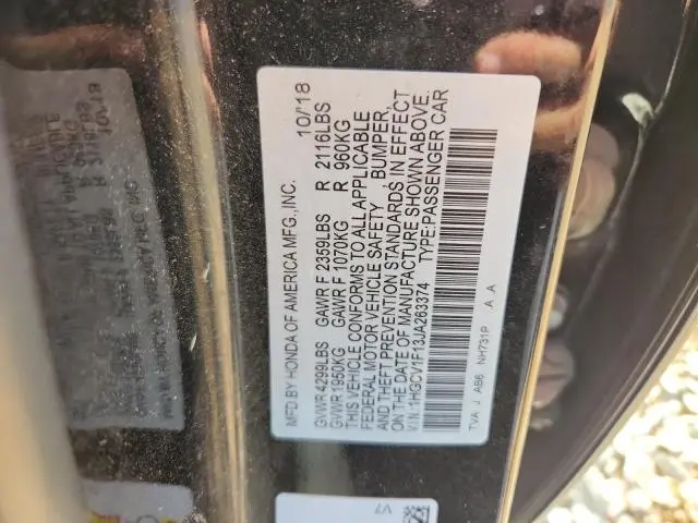 2018 HONDA ACCORD LX  