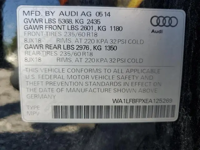 2014 AUDI Q5 PREMIUM PLUS  