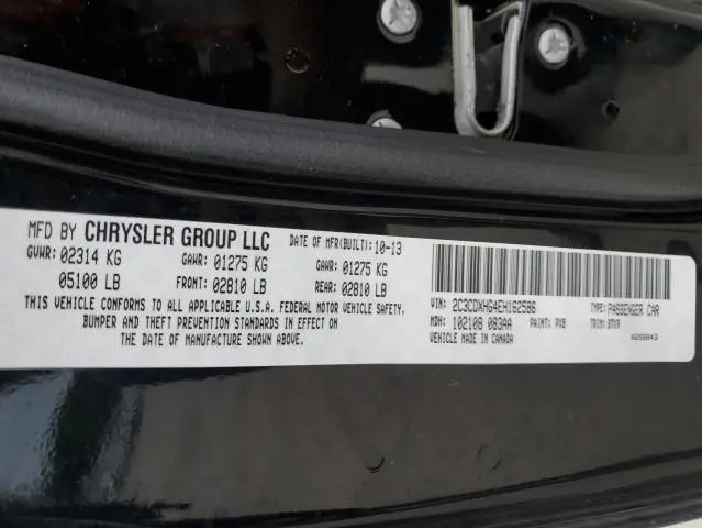 2014 DODGE CHARGER SXT