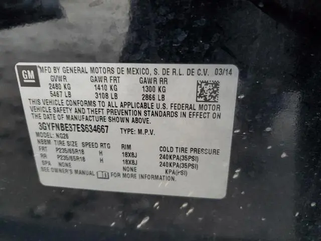 2014 CADILLAC SRX LUXURY COLLECTION  