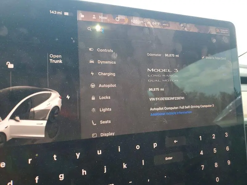 2022 TESLA MODEL 3   