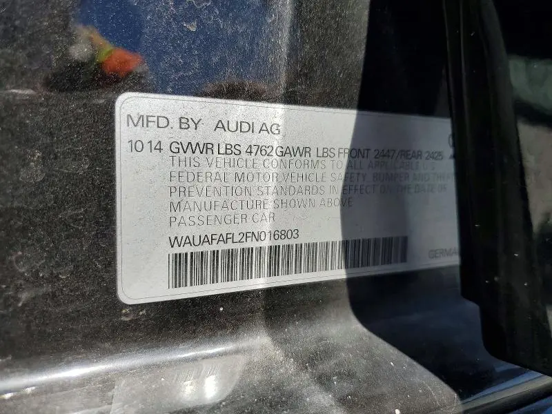2015 AUDI A4 PREMIUM  