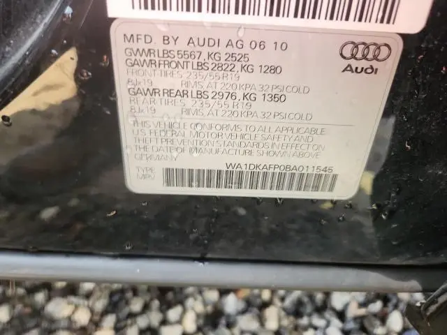 2011 AUDI Q5 PREMIUM PLUS  