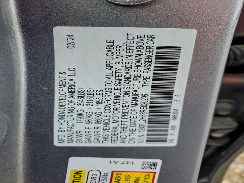 2024 HONDA CIVIC SPORT  