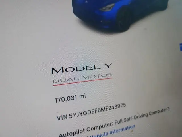 2021 TESLA MODEL Y   